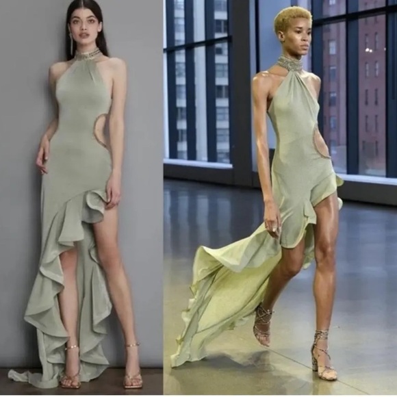 Bronx and Banco Runway X REVOLVE Nefertiti Gown in Menthol - Picture 14 of 17